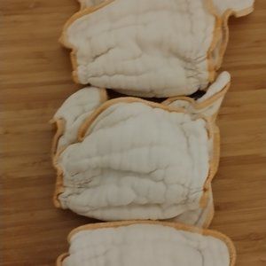 3 Cloth-eez organic newborn workhorse fitter diapers